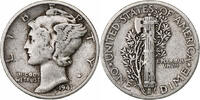 États-Unis Dime Mercury Dime, Philadelphie, Argent, KM:140 -