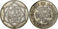 Maroc Rial, 10 Dirhams 'Abd al-Hafiz, bi-Bariz, Argent -