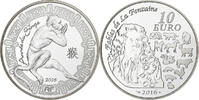France 10 Euro Année du Singe, BE, Monnaie de Paris, Argent -
