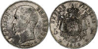 France 5 Francs Napoléon III, Paris, Argent, Gadoury:734, KM:782.1 -
