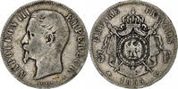 France 5 Francs Napoléon III, Paris, Argent, Gadoury:734, KM:782.1 -