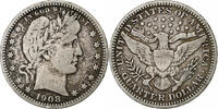 États-Unis Quarter Barber, New Orleans, Argent, KM:114 -