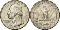 États-Unis Quarter Washington, Philadelphie, Argent, KM:164 -