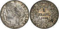 France Franc Cérès, Paris, Argent, KM:822.1 -