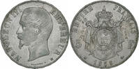 France 5 Francs Napoléon III, Strasbourg, Argent, Gadoury:734 -