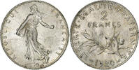 France 2 Francs Semeuse, Paris, Argent, Gadoury:532, KM:845.1 -