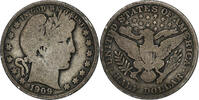 États-Unis Half Dollar Barber, Philadelphie, Argent, KM:116 -