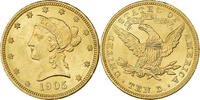 États-Unis $10, Eagle Coronet Head, Philadelphie, Or, KM:102 -