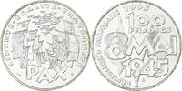 France 100 Francs 8 mai 1945, Paris, Argent, Gadoury:952, KM:1116.1 -