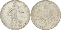 France 2 Francs Semeuse, Castelsarrasin, Argent, Gadoury:532 -