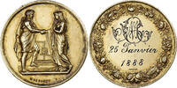 France Medaille Noces, Mariage, Religion, Vermeil, Montagny -