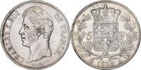 France 5 Francs Charles X, Paris, Argent, Gadoury:644, KM:728.1 -