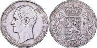 Belgique 5 Francs, 5 Frank Leopold I, Bruxelles, Argent, KM:17 -