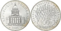 France 100 Francs Panthéon, Paris, Argent, Gadoury:898, KM:951.1 -