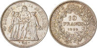 France 10 Francs Hercule, Paris, Argent, Gadoury:813, KM:932 -