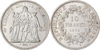 France 10 Francs Hercule, Paris, Argent, KM:932 -
