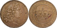 France Jeton Louis XIV Le Grand, Cuivre, Caqué, Refrappe -