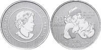 Canada 20 Dollars Élisabeth II, Père Noël, Ottawa, BE, Argent -