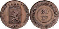 Belgique 30 Centimes Ville de Gand - Stad Gent, Viande avec Pommes de Terre -