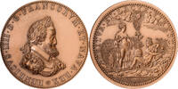 France Médaille Henri IV, Junon et la Fortune, Bronze, Refrappe -