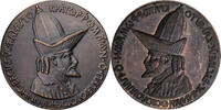 Italie Médaille Jean VIII, Electrotype, Cuivre, Pisanello, Refrappe -