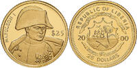 Libéria 25 Dollars Or -