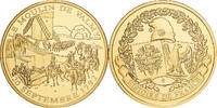 France Medaille Histoire de France, Le Moulin de Valmy, Copper Gilt -