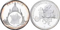France Medaille European Currencies, Paris Notre-Dame, Cupro-nickel -