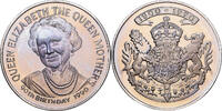 Royaume-Uni Medaille Queen Elizabeth II, 90th Birthday, Cuivre plaqué -