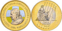 Vatican Medaille 1 E, Essai-Trial Benoit XVI, Bimétallique -