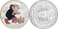 France 10 Euro Gargamel et Azraël (4/20), Monnaie de Paris, Argent -
