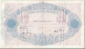 France 500 Francs 500 F 1888-1940 ''Bleu et Rose'', 1938-09-22 -