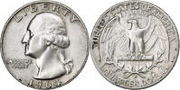 États-Unis Quarter Washington Quarter, U.S. Mint, Denver, Argent -