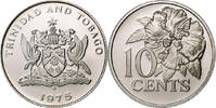 Trinité-et-Tobago 10 Cents Franklin Mint, Cupro-nickel, KM:27 -