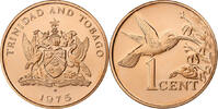 Trinité-et-Tobago Cent TRINIDAD & TOBAGO, Franklin Mint, Bronze, KM:25 -