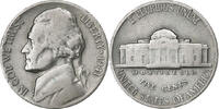 États-Unis 5 Cents Jefferson Nickel, U.S. Mint, Cupro-nickel -