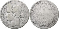France Franc Cérès, Paris, Argent, KM:822.1 -