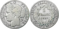 France Franc Cérès, Paris, Argent, Gadoury:465a, KM:822.1 -