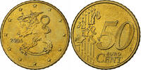 Finlande 50 Euro Cent Laiton, KM:103 -