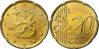 Finlande 20 Euro Cent Vantaa, Or nordique, KM:102 -
