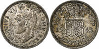 Grande-Bretagne 6 Pence George VI, Argent, KM:852 -