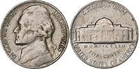 États-Unis 5 Cents Jefferson Nickel, U.S. Mint, Cupro-nickel -