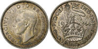 Grande-Bretagne Shilling George VI, Argent, KM:854 -