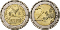 Italie 2 Euro Expo Milano 2015, Rome, Bimétallique -