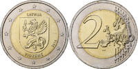 Lettonie 2 Euro Vidzeme, Vilnius, Bimétallique -