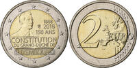 Luxembourg 2 Euro Henri I Constitution of Luxembourg, Bimétallique -