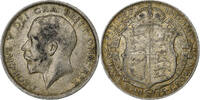 Grande-Bretagne 1/2 Crown George V, British Royal Mint, Argent -