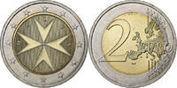 Malte 2 Euro Paris, Bimétallique -