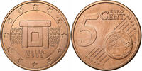 Malte 5 Euro Cent Paris, Cuivre plaqué acier -