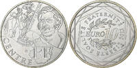 France 10 Euro Centre, Paris, Argent, Gadoury:EU514, KM:1868 -